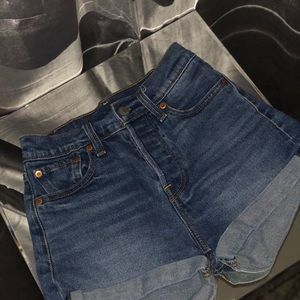 High Rise Levi Shorts